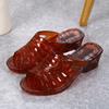 Sandals for Women Summer Shoes 2025 Non-slip Ladies Slippers Plastic Household Soft Female Slides Footwear