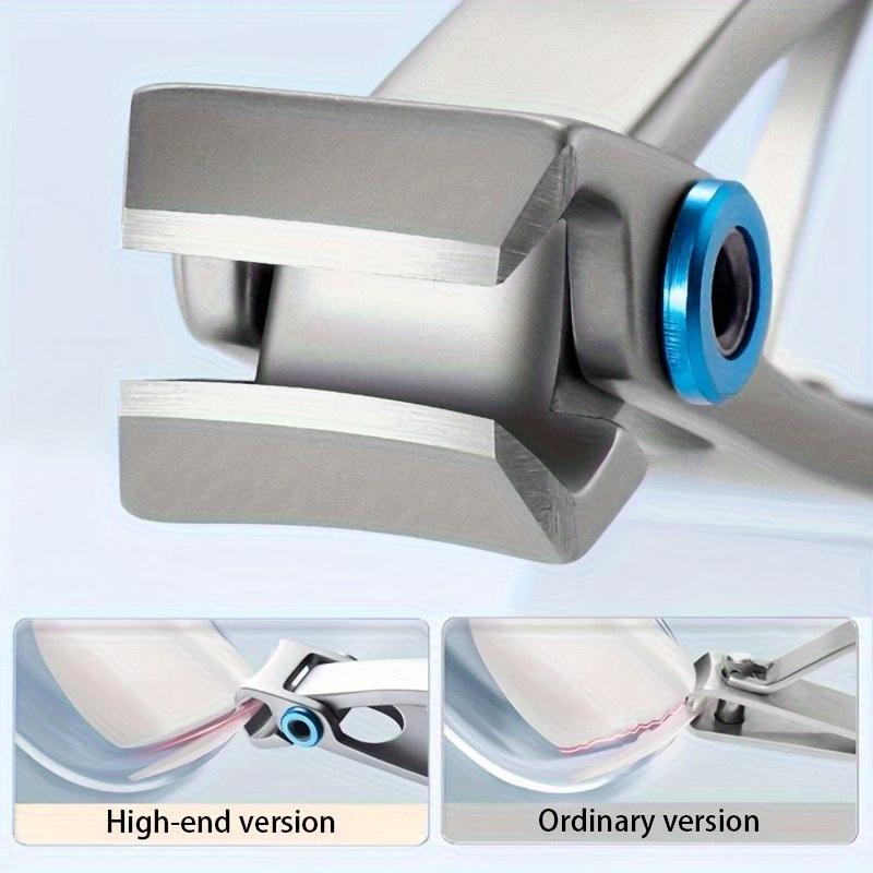 1pc Stainless Steel Nail Clippers - Sharp, Precise Edge for Fingernails & Toenails, Thick Nail Trimmer - Ideal for Manicure & Pedicure, Nail Trimmer
