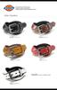 PU Double Leather Stitch Belt [Dickies] (Dickies FREE/Chocolate)