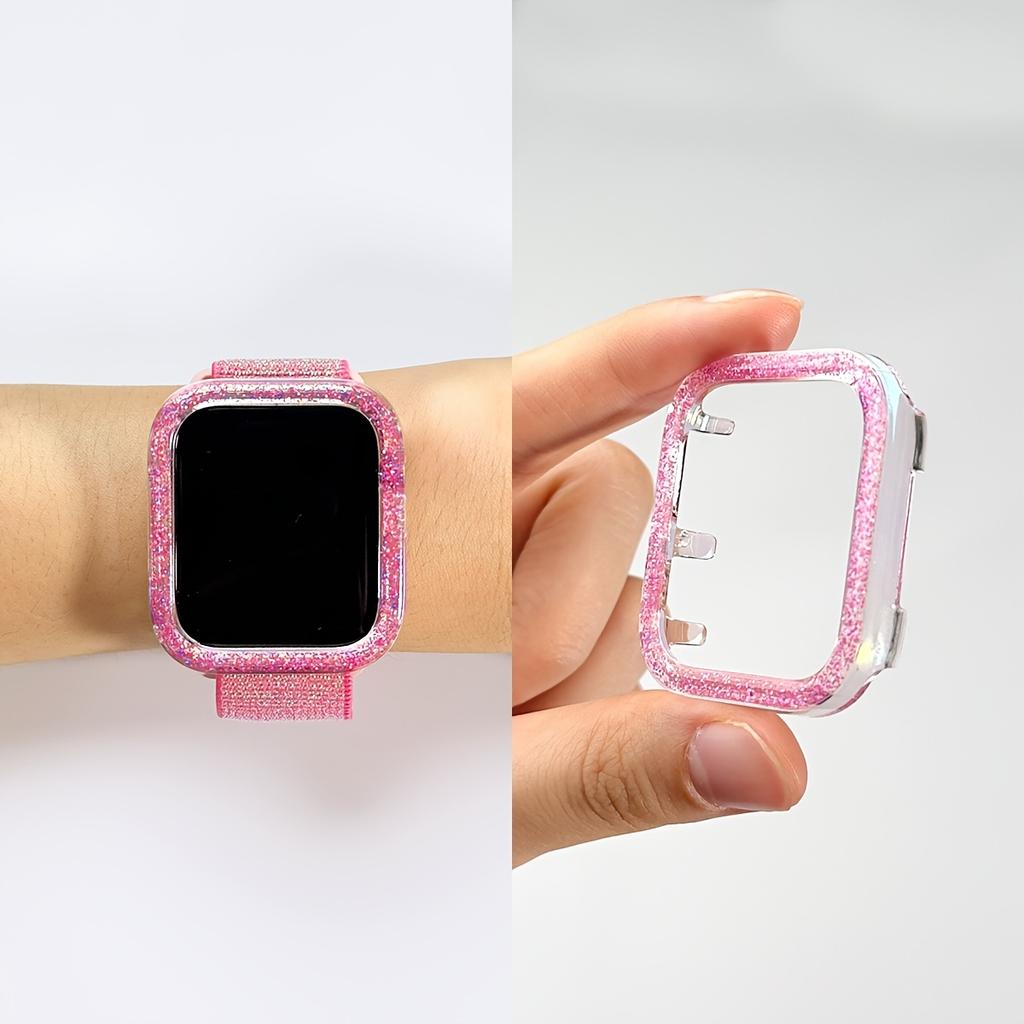 Laser Pearlescent PC Smartwatch Case for Apple Watch Ultra Series 7/8 Compatible with 38/40/41/42/44/45mm Protective Cover