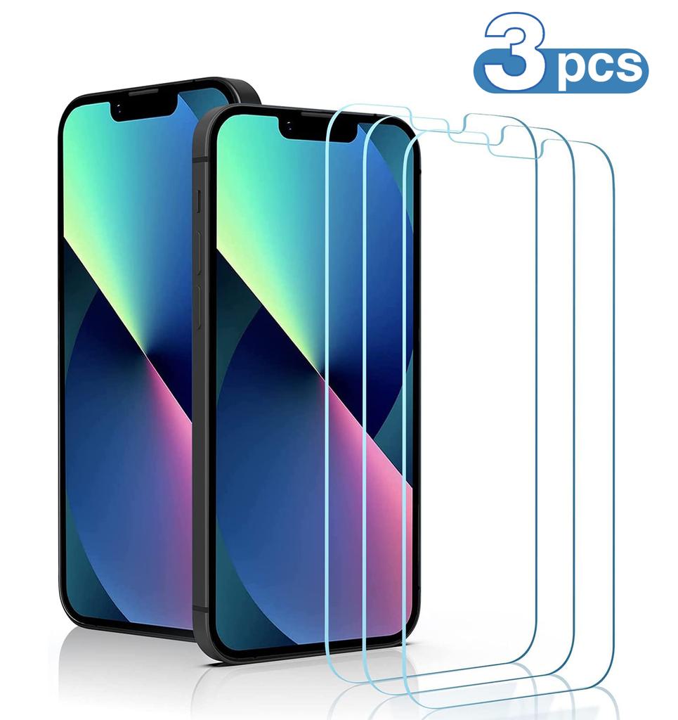 Ochranné sklo 3PCS pro iPhone 14 13 12 11 Pro XR X XS Max Film Tempered Glass pro iPhone 14 Plus 12 Pro Max Mini 7 8 6 Glass