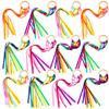 Regenbogen Handdrachen Kreatives Tanzband Streamer Mit Holzring Handgelenk Taktiles Spielzeug Set Kinder Geburtstagsparty Mitgebsel Geschenke