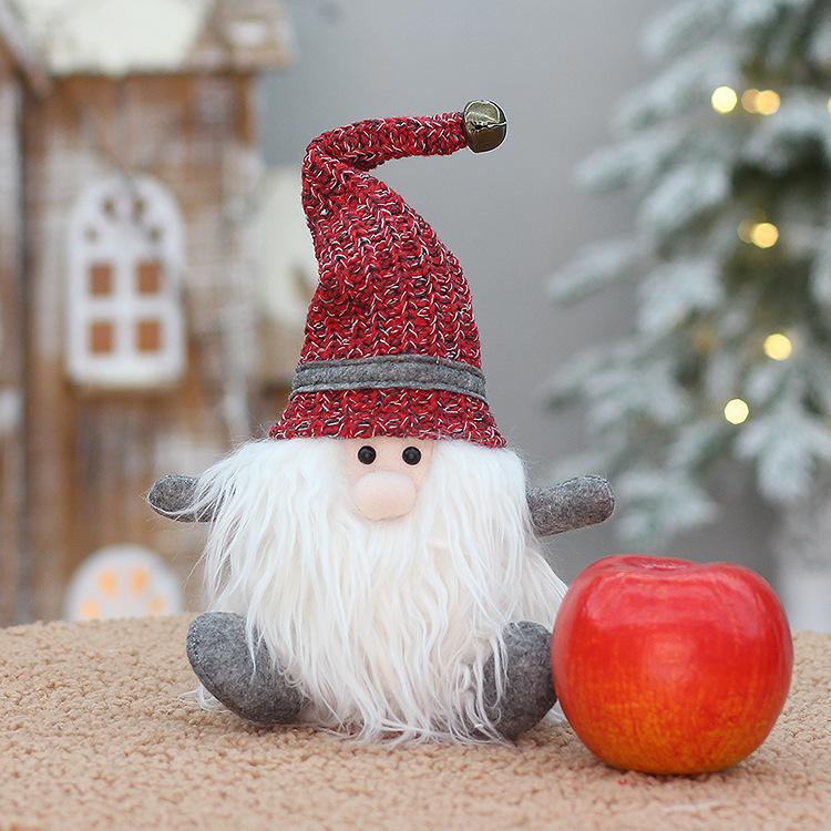 Manufacturer wholesale Christmas new product creative new fabric boy apple bag candy gift bag Christmas gift
