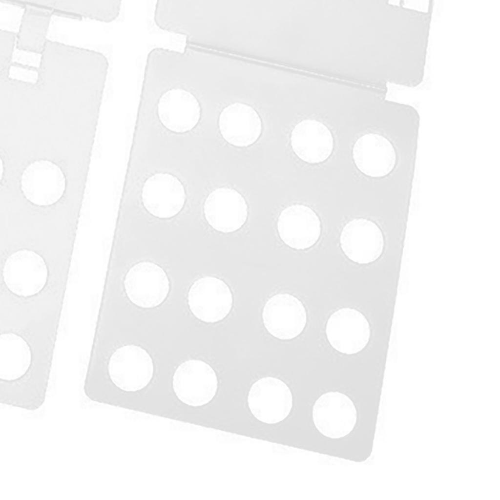 Shirt Folding Board Portable Home Large Folding Board Clothes Folder for Pants Shorts T Shirt White