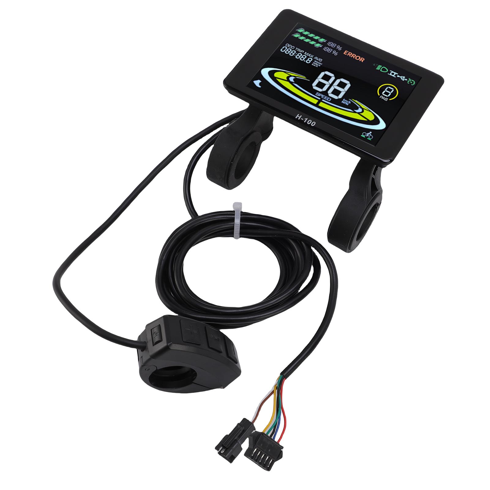 

Дисплейный метр для электросамоката, эргономичные внешние кнопки, цветной экран, панель управления с разъемом SM для модификации