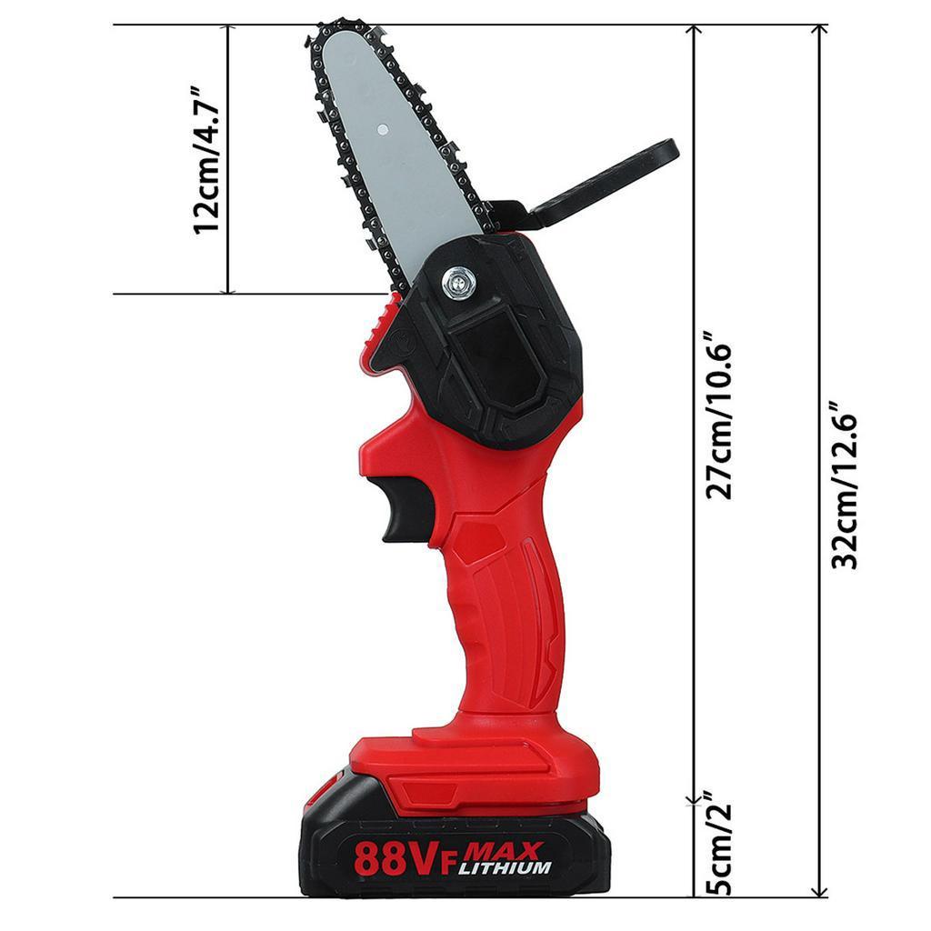 1500W 4inches Mini Electric Chain Saw Wood Cutter Cordless Electric Saw 24V One-Hand Saw