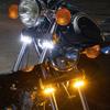 2X Motorcycle Flowing Universal Amber LED Fork Turn Strip Signal Light New