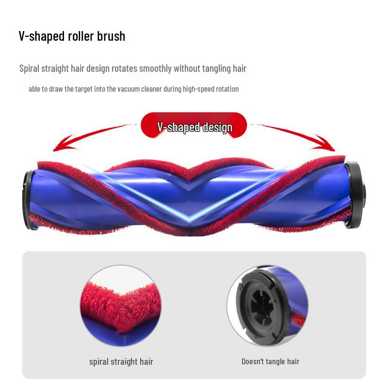 Elektrinis šepetėlio antgalis Dyson V7V8V10V11V15G5: Tiesioginės pavaros kilimų ir grindų antgalis