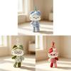 Cat Plush Toy Keychain With Polyester Fiber For Kids And Gift Souvenir