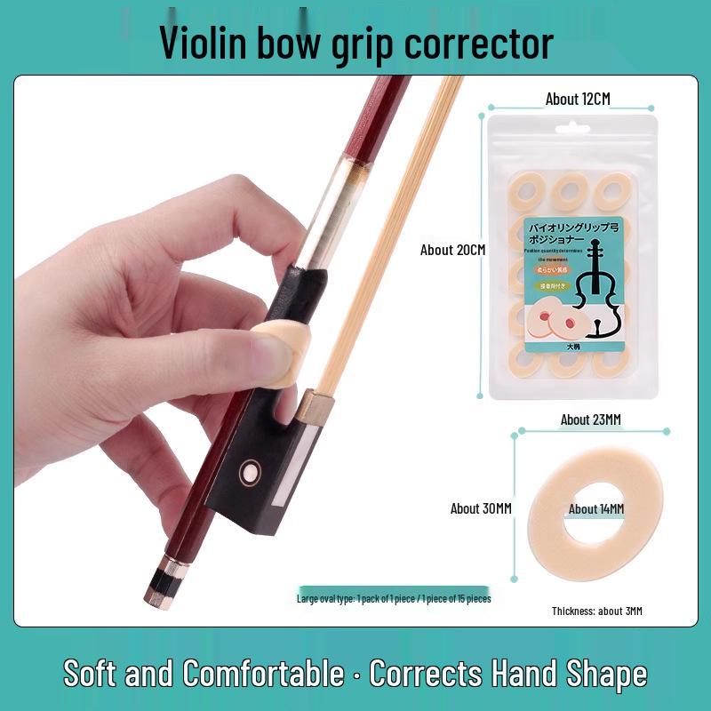 Vioolstok Grip Corrector voor Kinderen & Volwassenen - Oefenhulp voor Linker-/Rechterhand - Muziekinstrument Accessoire