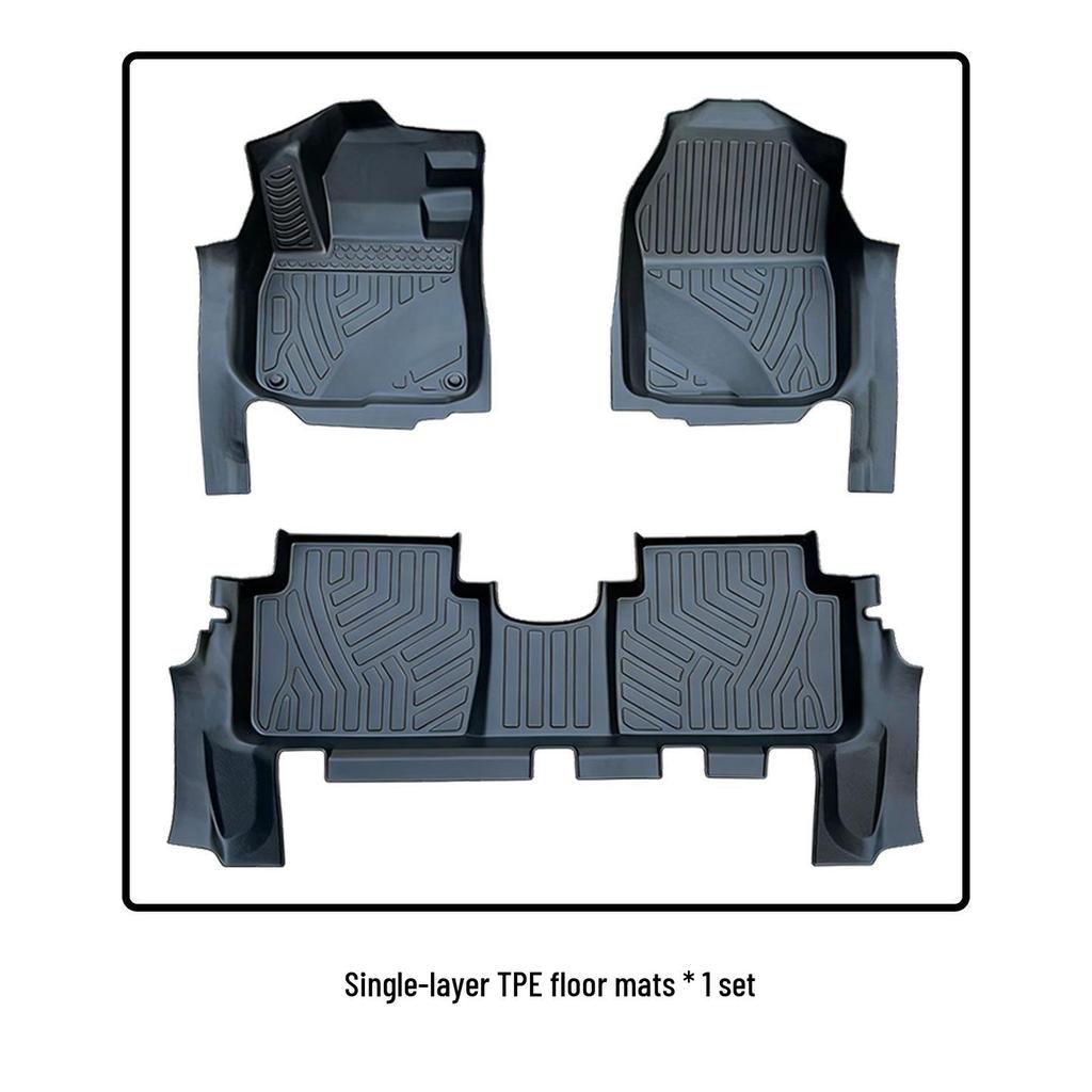 Eco-friendly TPE Floor Mats & Door Sill for 2017-2022 Honda CRV - No Odor, Original Mold Fit