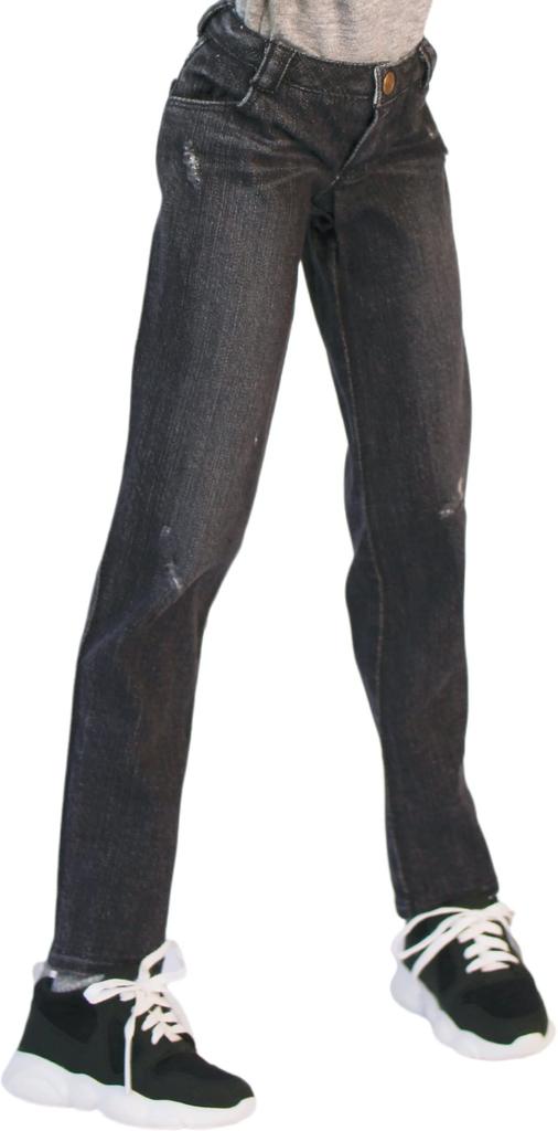 DDS Compatible Okayama Processing Distressed Boyfriend Jeans Black KOJIMA Processing Jeans Distressed Processing Low Rise Stretch Denim Vintage