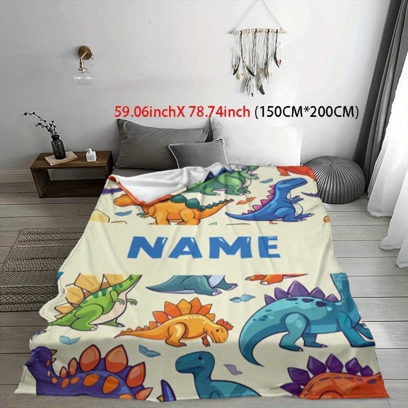 Personalized Dinosaur Blanket: Cute And Warm, Suitable For All Seasons