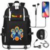 Vegeta Sun Wukong Dragon Ball Ultra USB Headphones Teen Student School Bag Men's and Women's Leisure Travel Backpack