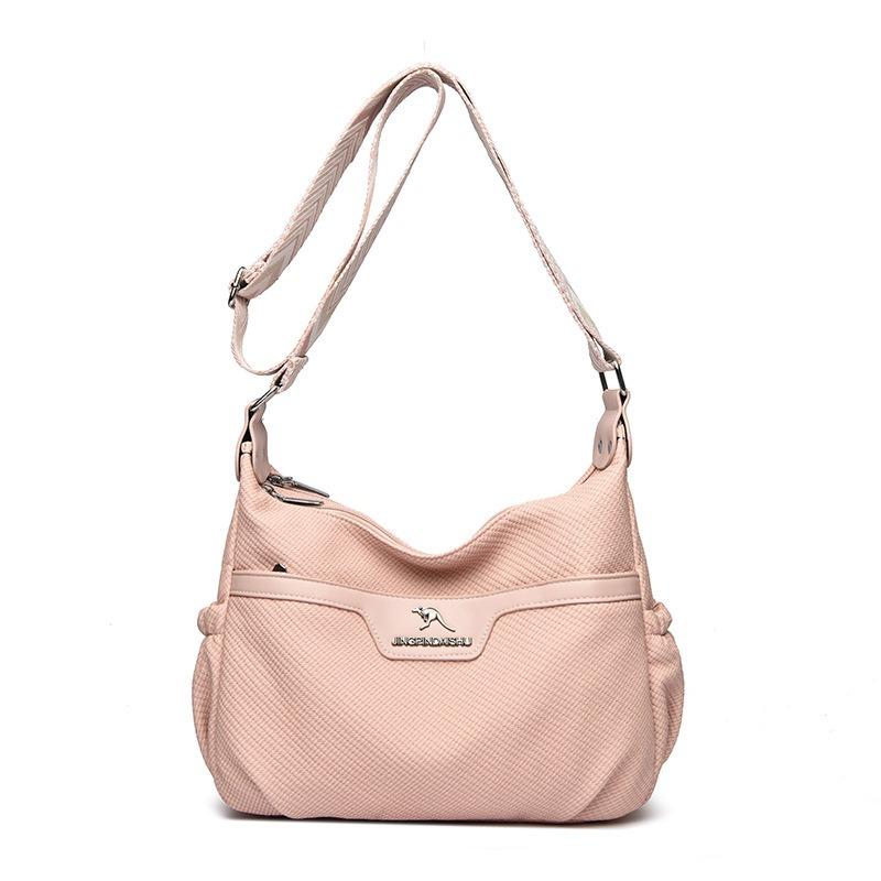 Simple New Trendy Fashion Shoulder Bag Large Capacity Mother Messenger Bag Commuter Small Square Bag