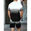 Comfortable and Breathable Men's 1983 Badge Printed Sports Set