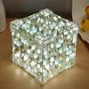 Tulip Night Light Flower Sea Rubik's Cube Night Light Desktop Ambience Light Diy Creative Gift Handmade Materials Pack