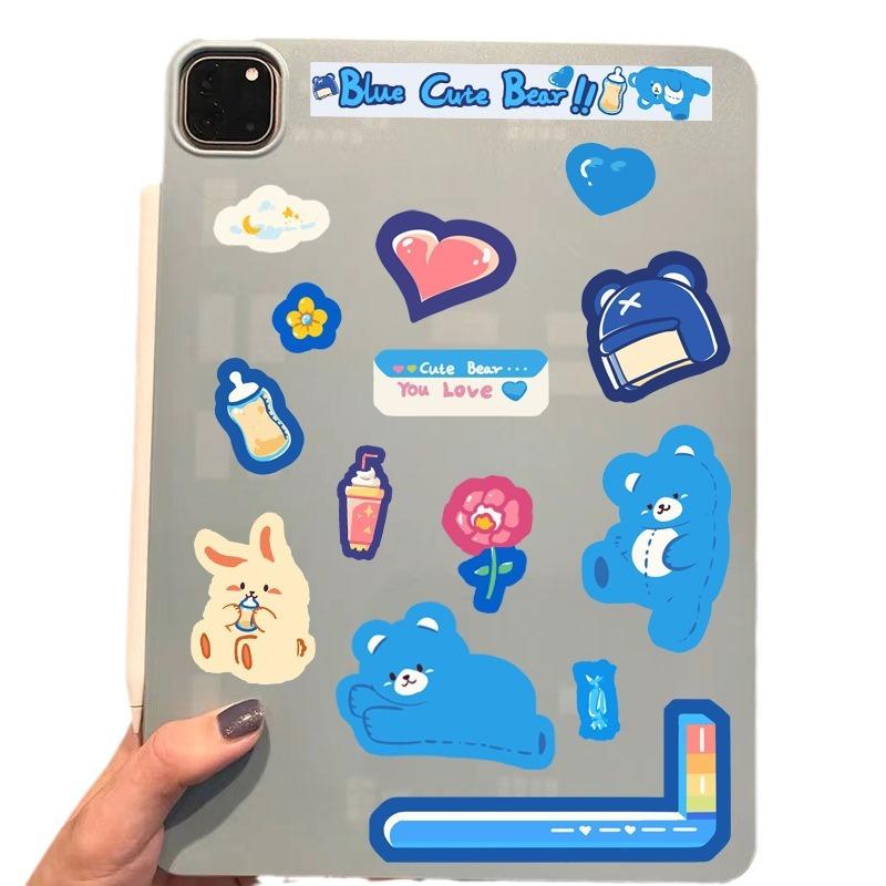 Toy Puzzle Stickers Honey Bear and Carrot Rabbit Guka Stickers Handicrafts Waterproof Repeat Decorative Stickers