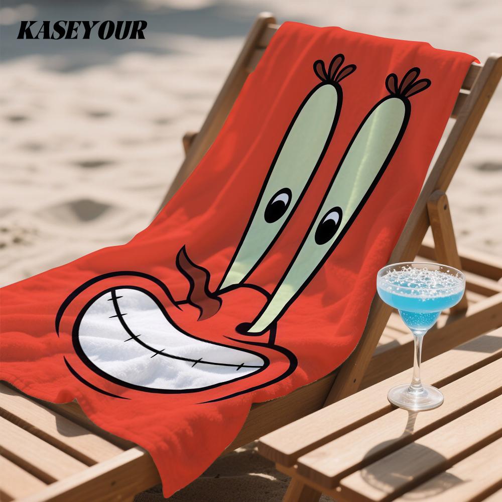 SpongeBob and Patrick Star Quick Drying Bath Towel Microfiber beach towel light weight swimming camping yoga beach out