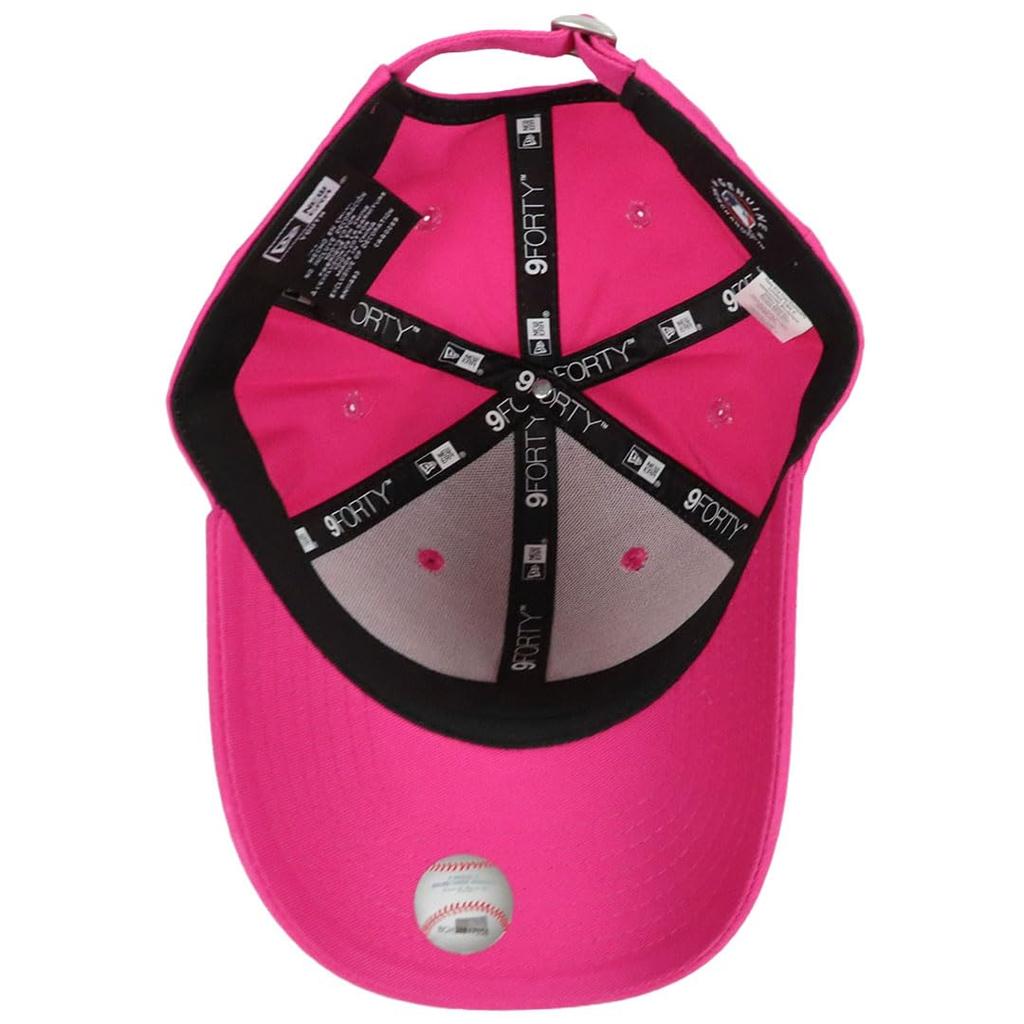 NEW ERA Kids Cap Youth 9Forty New York Yankees Vivid Pink MLB Logo Baseball Hat
