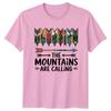 Mountains Are Calling Arrow Camping TShirt Nature Adventure Tee