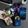 Phone Cover Black Marvel Comics Panther for Apple iPhone 17 16 Plus 13 12 Pro Max Mini X XR ProMax 16E 15+ 16Plus Air Soft Case