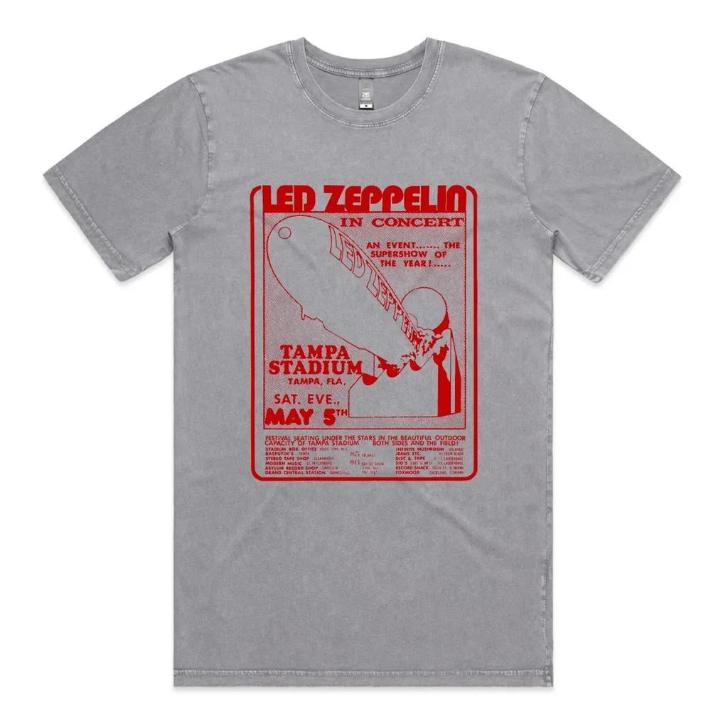 rock band Led Zeppelin Unisexs 100Cotton album graphics Tshirt 2026 New Summer spring Women oversized hiphop Y2k fashion Tshirt