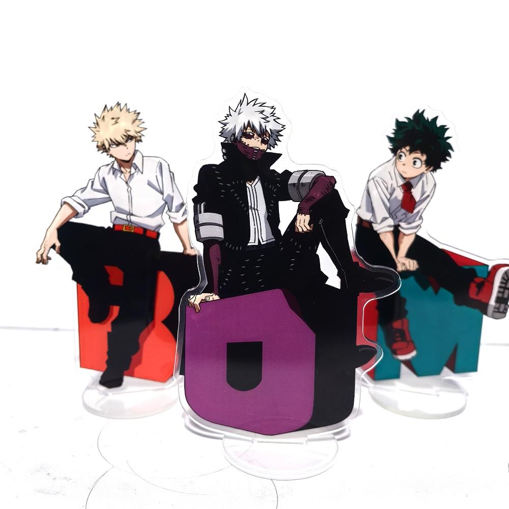 Anime 15CM Figure My Hero Academia Tomura Shigaraki Himiko Toga Dabi Doll Acrylic Stands Model Cosplay Toy for Gift