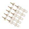10 Pcs Fur Coat Hook Fasteners Sew for Over Coat Underwear
