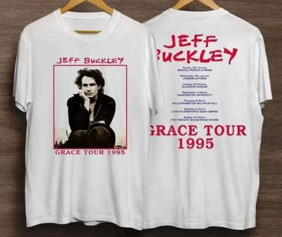 Jeff Buckley Grace Tour 1995 T-Shirt, Vintage 90s Jeff Buckley Concert Tour Tee