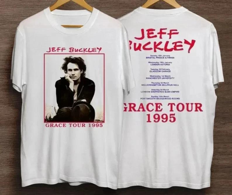 Jeff Buckley Grace Tour 1995 T-Shirt, Vintage 90s Jeff Buckley Concert Tour Tee S