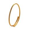 Simple design stainless steel  for girls, high-end steel wire opening non-fading , steel titanium 