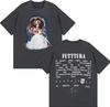 Sommer-Hit-Sängerin TINI Futtturas Album Popmusik Gothic Frühling Sommer 2026 Print Reines Baumwoll-Mode-Freizeit-T-Shirt y2k ins