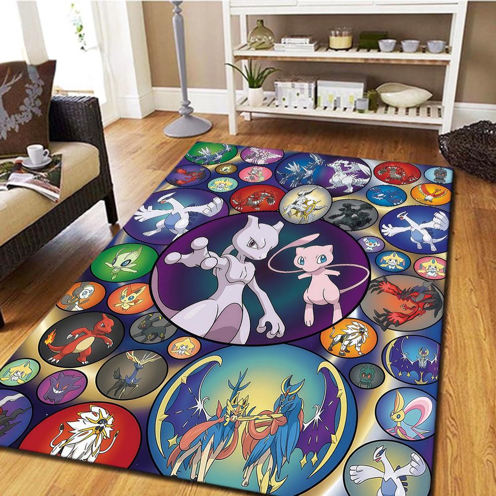 

Pokémon Jigglypuff Carpet for Home Decor, Digital Print Floor Mat, Cool Movie Rug for Bedroom, Living -HYQ72 60x90cm