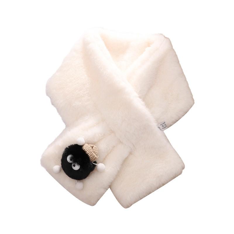 Soft Fleece Winter Scarf Men Women Warm Breathable Stylish Plain Printed Neck Wrap In Multiple Colors