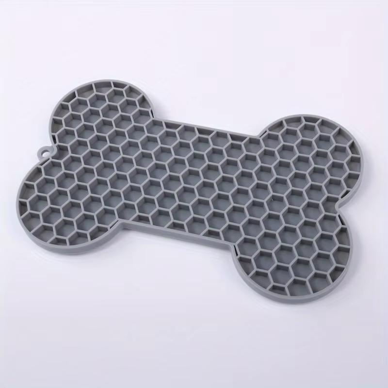 

Dog Slow Food Pad Bone Silicone Pet Licking Pad Mat Placemats Pet Supplies Feeding Dog Cats Dogs Supplies