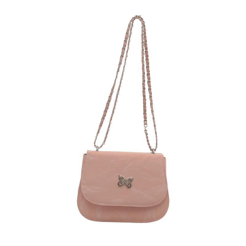 

Trendy Luxury Small Square Crossbody Bag For Women With Bow Detail And Chain Strap Perfect For Autumn And Winter рожевий