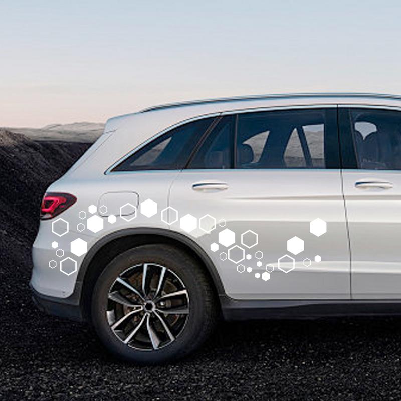 

Car Side Decals Honeycomb Truck Side Sticker And Graphics Auto Exterior Decor Hexagonal Decal For Automotive Truck Suvs Rv