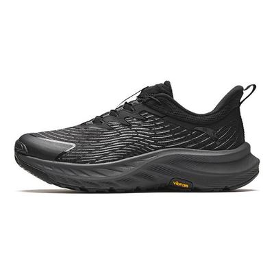Horizontal Cushioning, Wear Resistant Low Top Running Shoes Men's Black 112345586-1