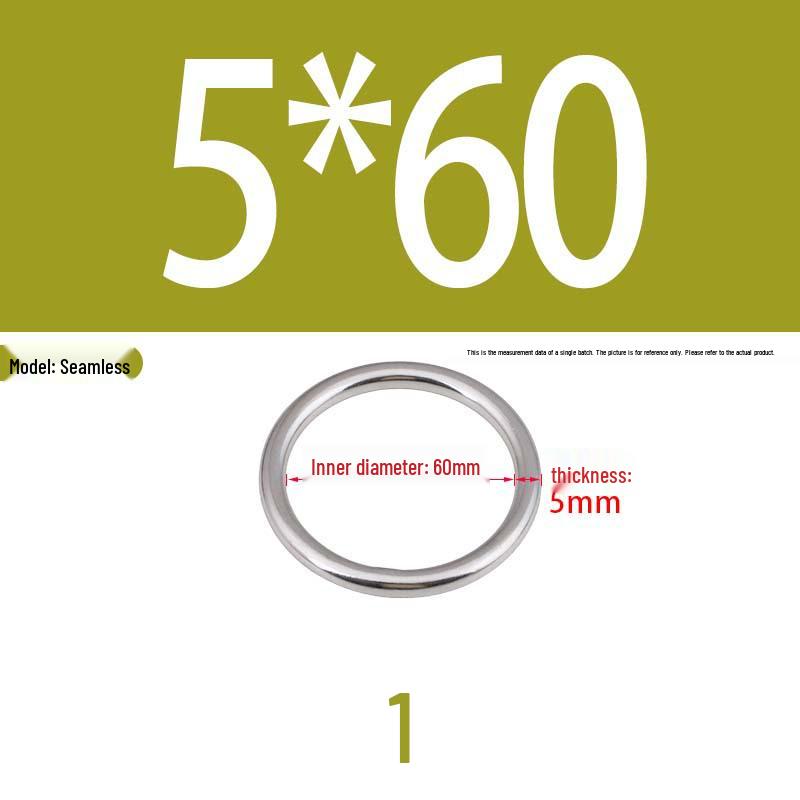 304 Stainless Steel Seamless O-Ring for Lifting and Hammock Yoga Connection