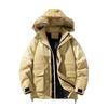 Casual Men's Cotton Jacket Hooded Design Versatile      Winter Warm