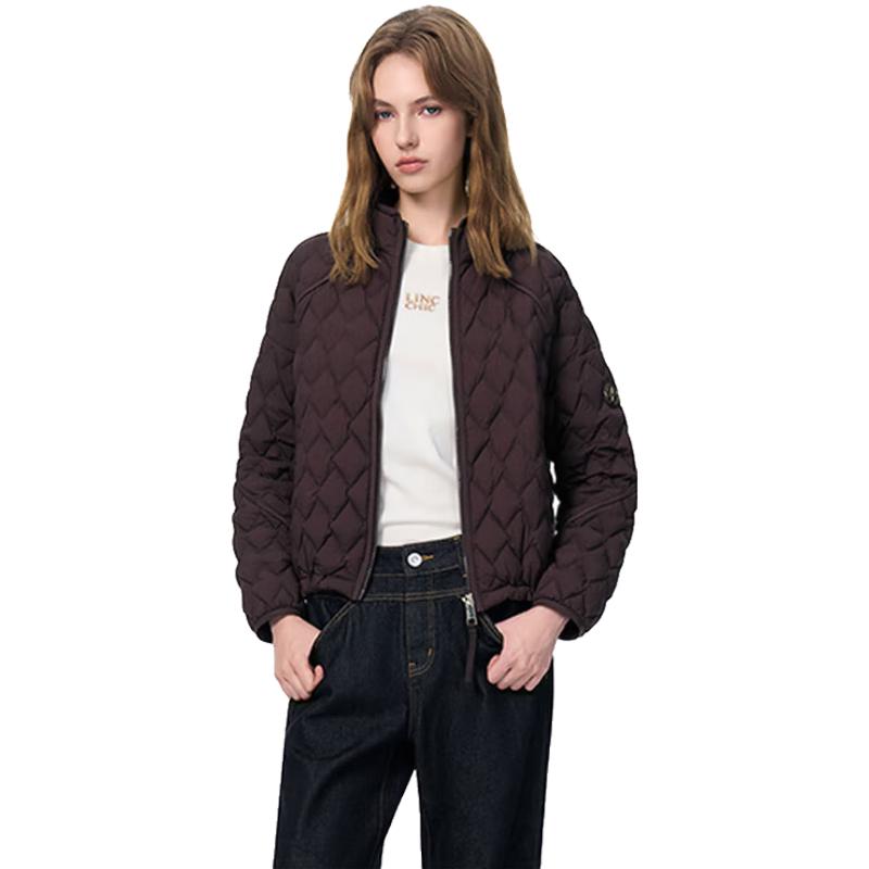 Jinyujie Damen Leichte 90% Entendaunen Stehkragen Pufferjacke