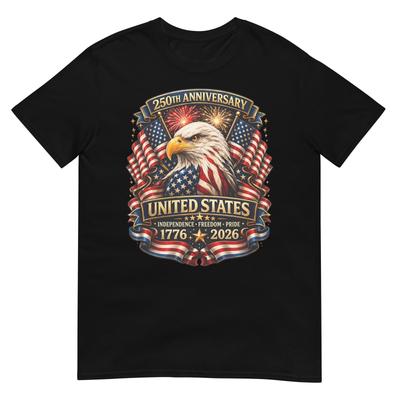 250 Anniversary Usa Patriotic Eagle 250th 4th Of July 2026 Tshirt
