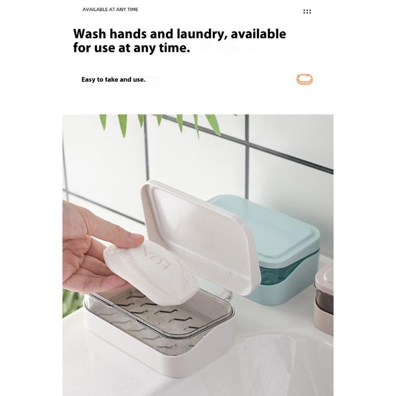 Kompakter, versiegelter Seifenbehälter für Fitnessstudio-Besucher, wasserdichte Kunststoff-Aufbewahrungsbox mit Belüftungslöchern