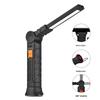 Rechargeable Led Flashlight Work Light With Magnet & Hook, Waterproof For Job Site Security Night Work Outdoor Camping Emergency