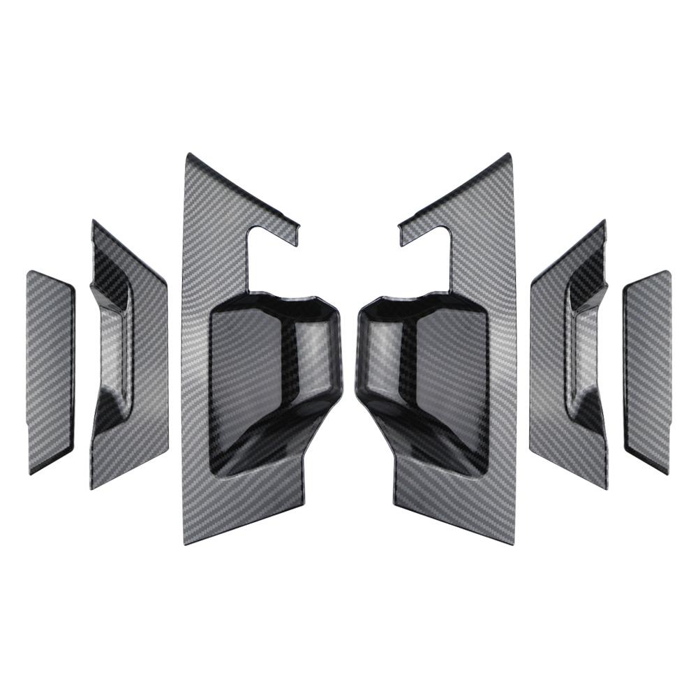 

6Pcs Car Rear Door Handle Bowl Cover for Toyota CHR C-HR 2016-2026 Protective Trim Carbon Fiber Stickers ABS Accessories