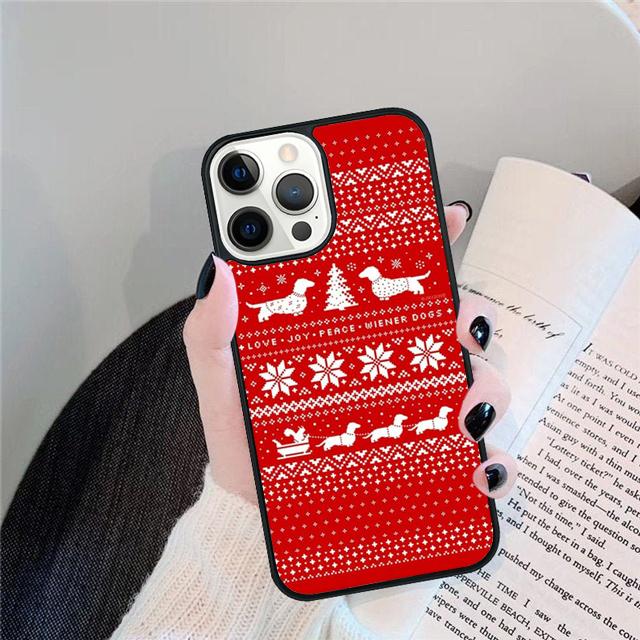 Dachshund Pattern Coque Shell For iPhone 17 Air 15 16 14 13 12 Pro Max 11 Pro Max Plus Phone Case Cover