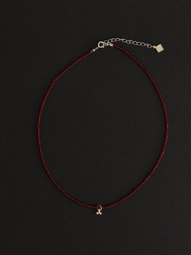 The Part Of [Silver 925] Deep Cherry Necklace