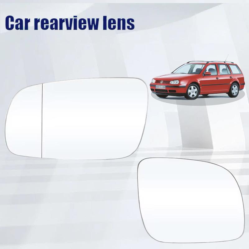 For 99-04 Volkswagen Golf GOLF MK4 car reversing lens heating rearview lens replacement White Mirror-L