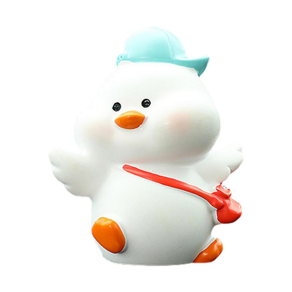 Enten Auto Armaturenbrett Dekorationen Auto Innenraum Mini Entenpuppen Dekoration Glückliche Ente Ornament Entenfiguren Niedliches Auto Armaturenbrett